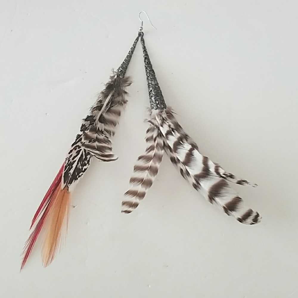 feather earring #1